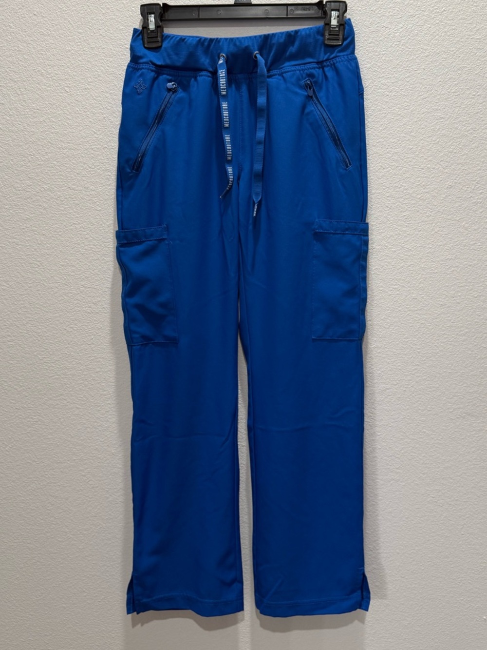 Insight by Med Couture Zipper Pocket Cargo Scrub XS Petite